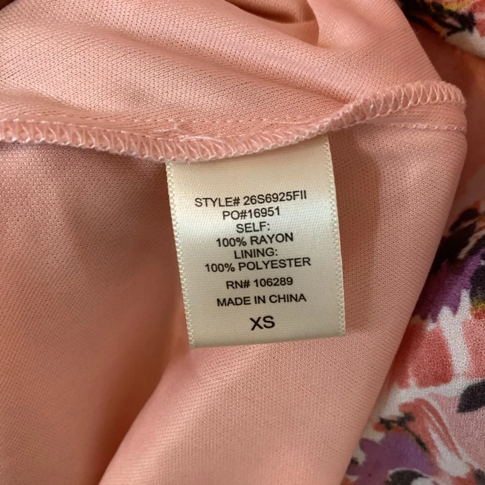 Row A Blush Floral Maxi Dress Nordstrom - Picture 5 of 6